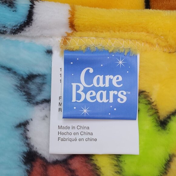 Care Bears Soft Plush Throw Blanket 50" X 70" Polyester Super Soft Hamburgers - Picture 5 of 15